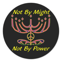 Not by Might Stickers stickers