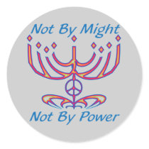 Not by Might Stickers
