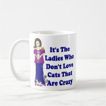 (Not Crazy) Cat Lady Coffee Mugs