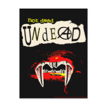 Not Dead Undead Postcard
