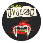 Not Dead Undead stickers