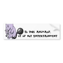 Not Entertainment Bumper Sticker