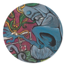 art, artsprojekt, skateboarding, skate culture, graffiti, underground, hip hop, fine art, mixed media, andy howell, andy howell postcards, andy howell postage, andy howell stamps, andy howell mugs, andy howell shoes, andy howell calenders, andy howell bags, andy howell buttons, andy howell hats, andy howell mousepads, andy howell stickers, andy howell posters, andyhowell.com, intoxicating, fear, passion, element skateboards, the history of skateboard art, pro skateboarder, new deal skateboards, giant distribution, andy how, Sticker with custom graphic design