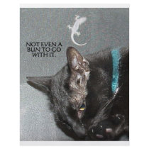 NOT EVEN A BUN TO GO WITH IT FLYER DESIGN
