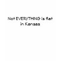 Not EVERYTHING is flat in Kansas t-shirts by arouser Not EVERYTHING is flat in Kansas t-shirts