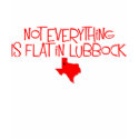 Not Everything Is Flat In Lubbock! t-shirts