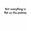 Not everything is flat on the prairies t-shirts by ReginaSask Not everything is flat on the prairies t-shirts