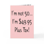 Not Fifty 50th Birthday Party Invitations