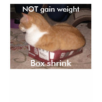 NOT gain weight, Box shrink t-shirts by JirelCahil NOT gain weight, Box shrink t-shirts