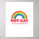 NOT GAY, but supportive Posters