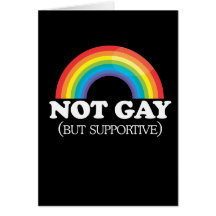 NOT GAY CARD