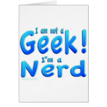 Not Geek - Nerd cards
