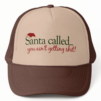 Not Getting Anything from Santa Mesh Hats by worldsfair