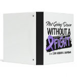 Not Going Down Without a Fight - Hodgkins Lymphoma 3 Ring Binder