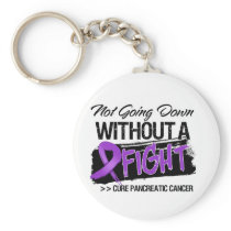 Not Going Down Without a Fight - Pancreatic Cancer Keychains