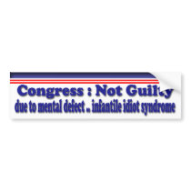 Not Guilty Bumper Sticker