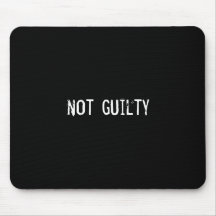 not guilty mouse mat