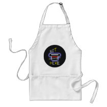 Not Here aprons by naranjay Not Here aprons