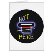 Not Here cards by naranjay Not Here cards