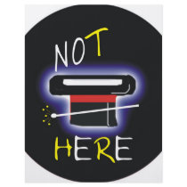 Not Here flyers by naranjay Not Here flyers
