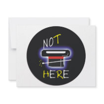 Not Here invitations by naranjay Not Here invitations