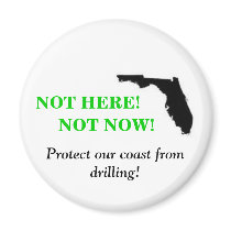 Not Here Not Now Magnet by FLAgainstBigOil Not Here Not Now Magnet