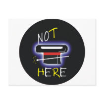 Not Here postcards by naranjay Not Here postcards