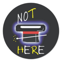 Not Here stickers by naranjay Not Here stickers