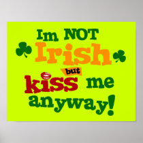 Not Irish $24.95 Graphic Art Wall Poster