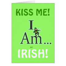 not Irish Card
