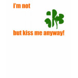 NOT IRISH / KISS ANYWAY - tee t-shirts