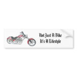 Not Just A BikeIt's A Lifestyle Bumper Stickers