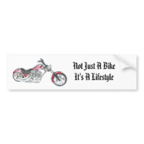 Not Just A BikeIt's A Lifestyle bumper stickers