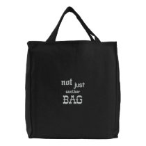 Not Just Another BAG embroidered bags by shawke123 Not Just Another BAG embroidered bags