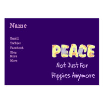 Not Just For Hippies business cards by orsobear Not Just For Hippies business cards