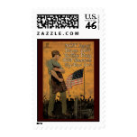 Not Just Hats Off To The Flag postage