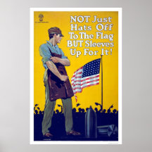 Not just hats off to the flag posters