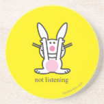 Not Listening coasters
