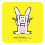 Not Listening stickers
