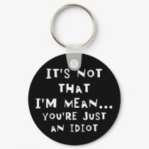 Not Mean keychains by LostKitten Not Mean keychains