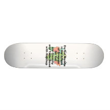 Not meddle black dragon head skate board