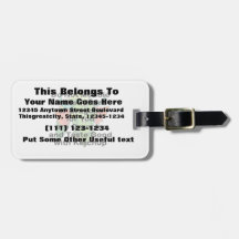 Not meddle black dragon head travel bag tags