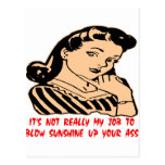 Not My Job To Blow Sunshine Up Your Ass #01 Postcards