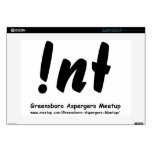 Not nt Greensboro Aspergers Meetup 15" Laptop Decal