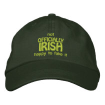 (not) Officially Irish embroidered hats by hdowney (not) Officially Irish embroidered hats