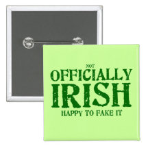 (not) Officially Irish Pinback Button