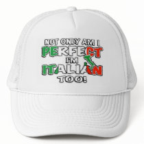 Not Only Am I Perfect... hats