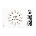 Not Option Badminton Stamps