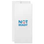 NOT READY CUSTOMIZED RACK CARD