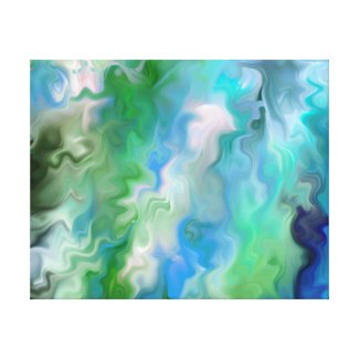 Not real Water an Abstract Gallery Wrap Canvas